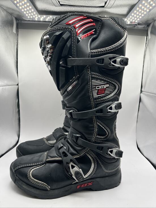 Fox Racing Other - Fox Comp 5 Adult Motocross Boots Men’s Sz 9 Black MX ATV Dirt Bike Gear Shoes
